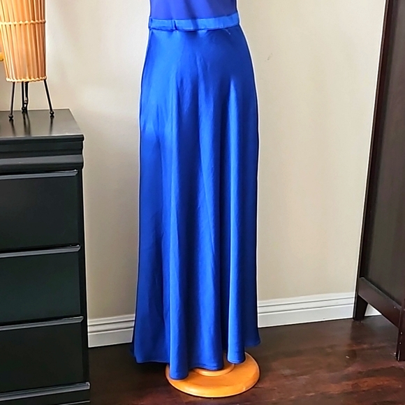 Ted Baker Royal Blue One Shoulder Cocktail Dress - Picture 6 of 10